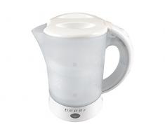 BEPER BB.001 Bouilloire de Voyage et 2 Tasses et Cuillères, 600 W, Blanc