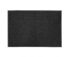 JVL Paillasson, Noir, 40Â x 60Â cm