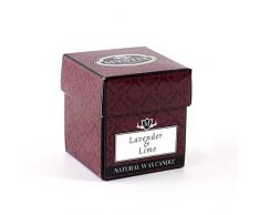 Mystix London Bougie parfumée Lavande et Citron Vert Taille S 8 cl