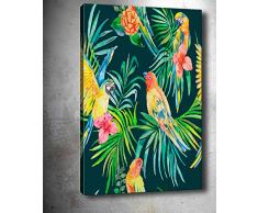 Bonamaison Peinture sur toile, multicolore, 40 x 60 cm - Conçu et fabriqué en Turquie