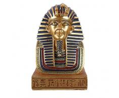 lachineuse Buste Pharaon TOUTANKHAMON - Statuette DÃ©corative Ãgyptienne