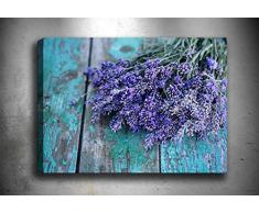 Bonamaison Peinture sur toile, multicolore, 50 x 70 cm