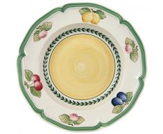 Villeroy & Boch French Garden Fleurence Assiette creuse, 23 cm, Porcelaine Premium, Blanc/Multicolore