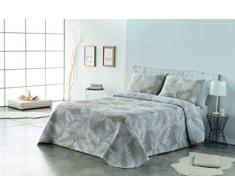 VIALMAN Couvre-lit boutis léger, Taupe 90 x 190 cm