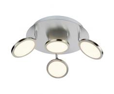 BreLight Harlie Spot mural en mÃ©tal Nickel mat 20 W