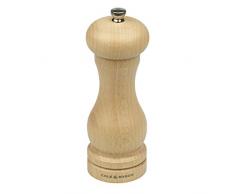 Cole & Mason CHA0624P Moulin à Poivre Capstan HÃTRE Precision 165 MM, Bois
