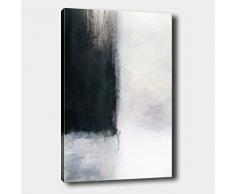 Bonamaison Peinture sur toile, multicolore, 70 x 100 cm - Conçu et fabriqué en Turquie