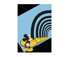 Komar WB034-30x40 Poster dart, Mickey Mouse Tunnel Pied, 30cm x 40cm