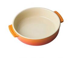 Le Creuset, Plat Ã Tapas, Rond, 500 ml, Ã 14 cm, CÃ©ramique, Volcanique