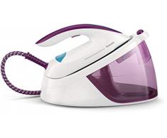 Philips fer Ã repasser avec gÃ©nÃ©rateur de vapeur gc6822/30Â âÂ Centre de repassage (2400Â W, 5,5Â bar, 1,3Â l, 250Â g/min, 110Â g/min, Violet, Blanc)