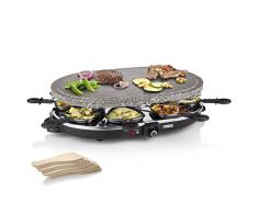 Pierrade ovale et raclette Princess 162720 Party â 8 personnes