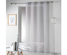 douceur dintÃ©rieur panneau a oeillets 140x280 cm etamine telma gris