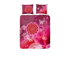 HIP Myrna Housse de Couette, Rouge, Double, Coton, Red, Simple