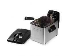 Domo DO 465 FR DO465FR FRITEUSE INOX 4L, 3000 W, Acier Inoxydable