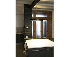 Projecteur Barcelona Cocotte 64187-Pendentif Acier Noir