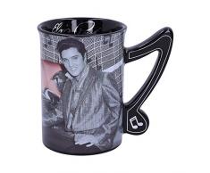 Nemesis Now Elvis Presley Tasse avec Cadillac Rose Noir Taille Unique