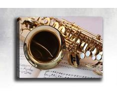 Bonamaison Peinture sur toile, multicolore, 50 x 70 cm - Conçu et fabriqué en Turquie