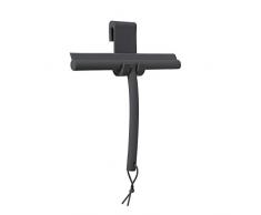 blomus 68982 Raclette de Douche Vipo, Acier Inoxydable, Noir, 25 x 25 x 2,5 cm