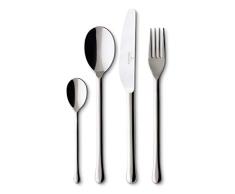 Villeroy & Boch Udine Couverts de table pour 6 personnes, 24 piÃ¨ces, Acier inoxydable