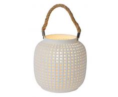 Lucide 13525/01/31 Lampe de Table, Porcelaine, 25 W, White