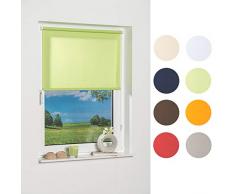 K de Home 541802â1Â Wohn-Guide Klemmfix Mini Store, Vert lumiÃ¨re du Jour, Plastique, 40Â x 150Â cm, Tissu, Vert, 40 x 150