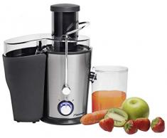 Bestron Centrifugeuse avec réservoir à pulpe/jus, Pour 550 ml de jus, 400 W, Acier inoxydable