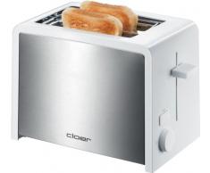 Cloer 3211 Toaster Inox 2 Tranches Contour Blanc