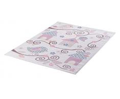 Sanat Hali - 4602 Créme - Tapis enfant Luna Kids Créme - 80x150 cm
