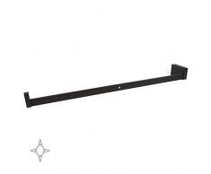 Emuca - Ãclairage pour Armoire ou vestiaire, Barre de penderie avec LED réchargeable et détecteur de Mouvement, Plusieurs mesures et Couleurs (1008-1158mm, Moka)