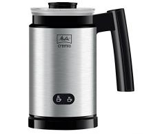 Melitta Mousseur à Lait, Pour Lait Chaud ou Froid, CREMIO II, Acier Brossé, 1014-03