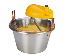 Ardes AR2481 Casserole électrique en acier inoxydable Convient pour les plaques à induction Pour polenta et confiture Pour 8/12 personnes Diamètre 28 cm