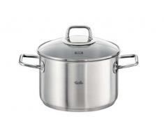 Fissler Viseo / Pot En Acier Inoxydable (5,7 Litres, Ø 24 Cm) Avec Couvercle En Verre, Économe En Énergie, Pour Tous Types de Cuisinières Et Induction