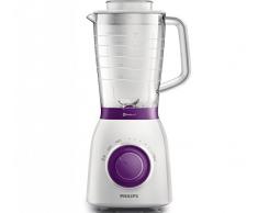 Philips Viva Collection HR2166/00Â Blender de table Violet, Blanc 2L 600Â W Mixeur