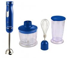 A&C Home MP550B Set Mixeur Plongeur 3 en 1 Plastique/Inox Bleu 550 W