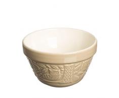 Mason Cash In The Forest S36 Saladier en céramique couleur crème 16 x 16 x 9 cm S36 Bol à pudding en pierre - 16 cm 0.95-Quart stone