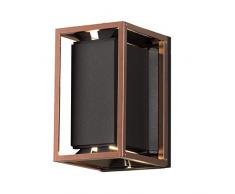 Konstsmide 1 x 423â759 Vale Up Down réglable Applique murale, Aluminium, Cuivre, Noir