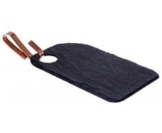 The Just Slate Company JS/HSB/S/B Planche de service suspendue avec crochet en cuivre Ardoise Taille S