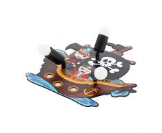 EGLO 97408 Plafonnier, Bois, E27, 40 W, colorÃ©