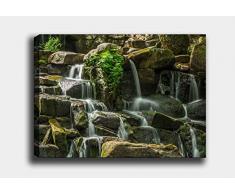 Bonamaison Peinture sur toile, multicolore, 30 x 40 cm - Conçu et fabriqué en Turquie