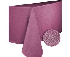 Calitex BROME Nappe rectangulaire Polyester Framboise 150x300