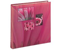 Hama Album Photo Singo (album grand format, 30 x 30 cm, 100 pages, pour 400 photos au format 10 x 15 cm) Rose