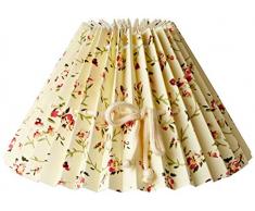 Better & Best 0208253Â âÂ Ã©cran de lampe franÃ§aise, de 25Â cm, avec dessin de fleurs sur fond jaune clair