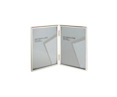 Unity Viceni 13 x 18cm Double Cadre Photo Fin Portrait, PlaquÃ© Argent