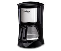 MOULINEX Cafetières filtre SUBITO inox 6 Tasses Machine à café cafetière électrique Cafetière Capacité 0,6L Antigoutte Porte-filtre pivotant Auto off 30 minutes FG150813