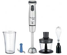 Moulinex Infiny Force Ultimate Cocktail DD87KD10 Mixeur à main avec accessoires, 1000 W, 800 ml, acier inoxydable, 25 vitesses, argenté
