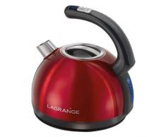 Lagrange 509021 Bouilloire Hémisphère Inox Rouge 1,5 L, 2400 W