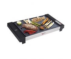 Jata GR3000 Plancha à griller électronique 4 températures avec contrôle électronique Surface de 48 x 32 cm Très résistante aux rayures et antiadhésive 2650 W