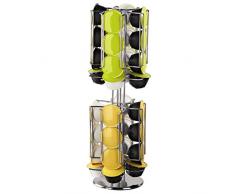 Xavax Porte-capsules Ã cafÃ© Rondello (distributeur pour machineDolce Gusto, 32 capsules) Argent