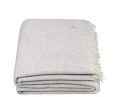 zoeppritz since 1828 Must Relax Couverture - Couverture en Laine Vierge de Haute qualitÃ© avec Franges - 130x190 cm - De, Laine Vierge, 010 Offwhite, 130x190cm