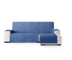 Eysa Oslo Housse, Microfiber, C/3 Bleu-Gris, Chaise Longue 240 cm. AdaptÃ© aux canapÃ©s de 250 Ã 300 cm